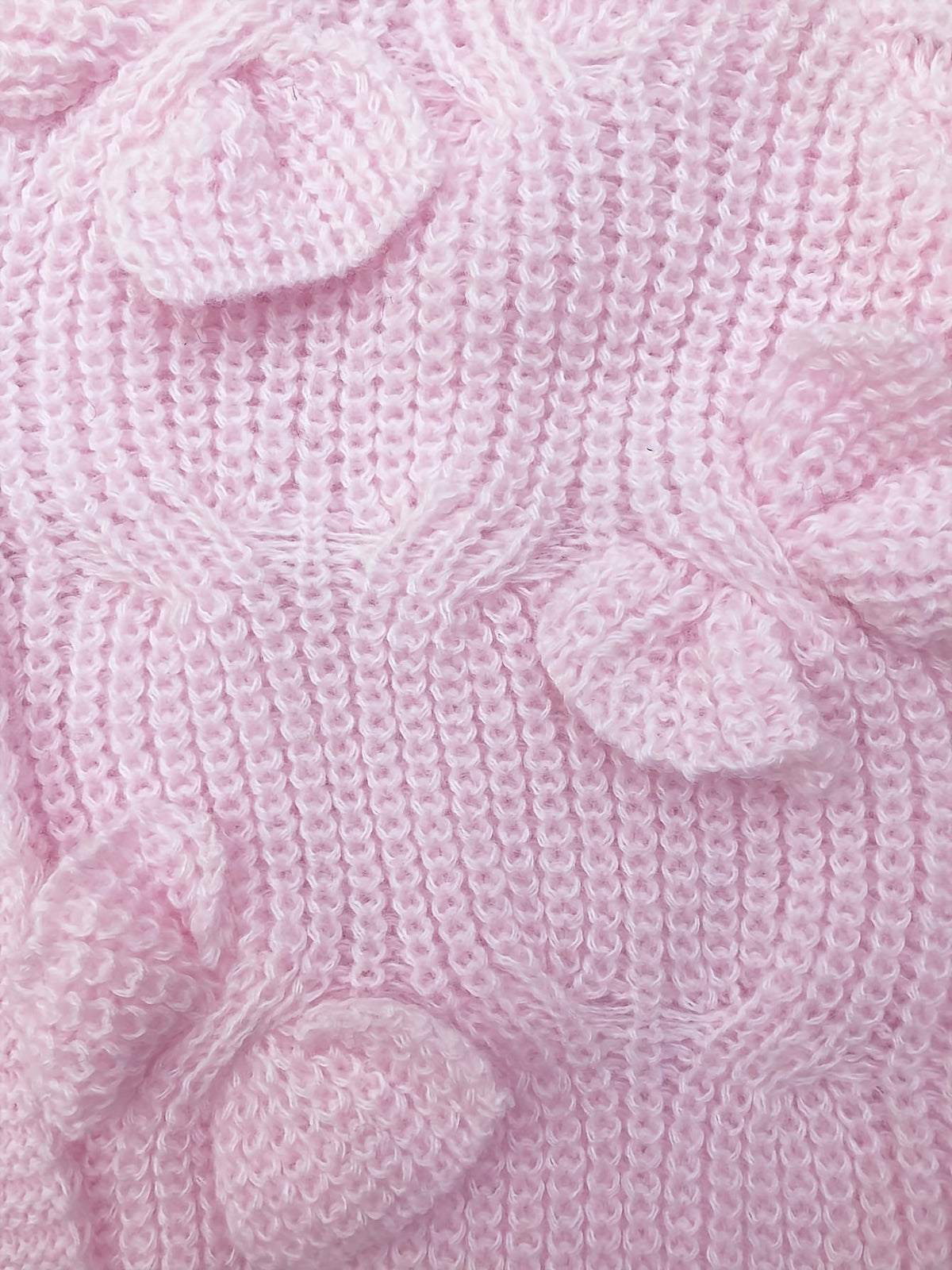Elaine – Bow-Detail Cable-Knit Cardigan