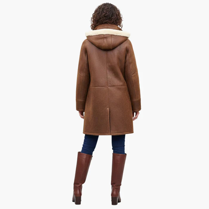 Mandy – Shearling-Look Toggle Coat