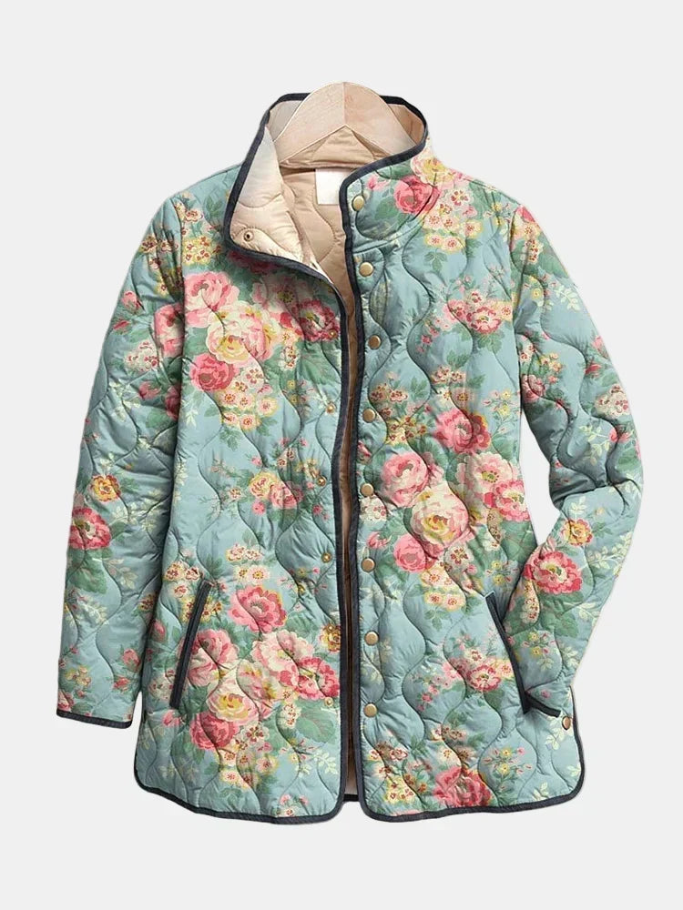 Vera – Quilted Floral Print Jacket
