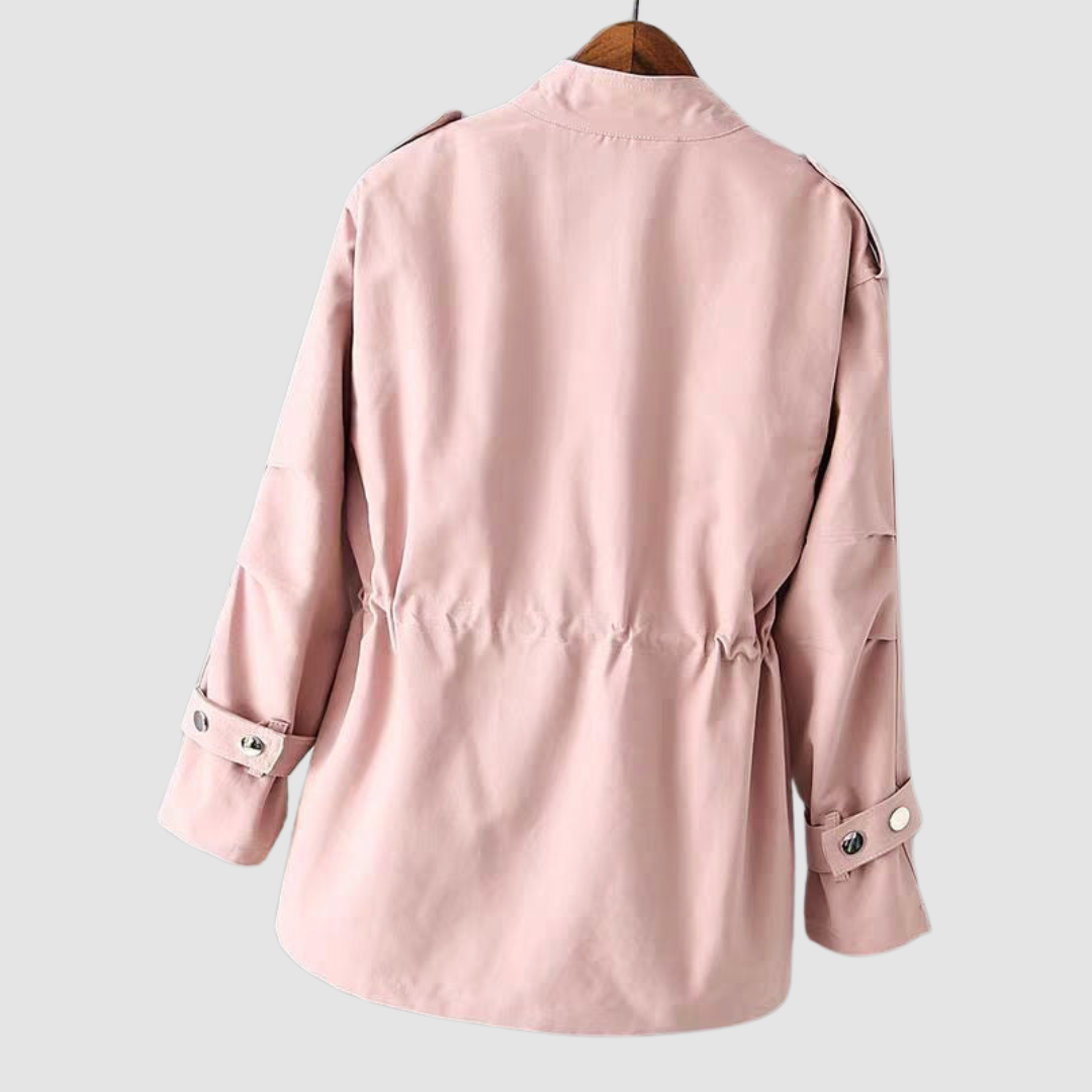 Cheryl – Elastic Waist Utility Jacket