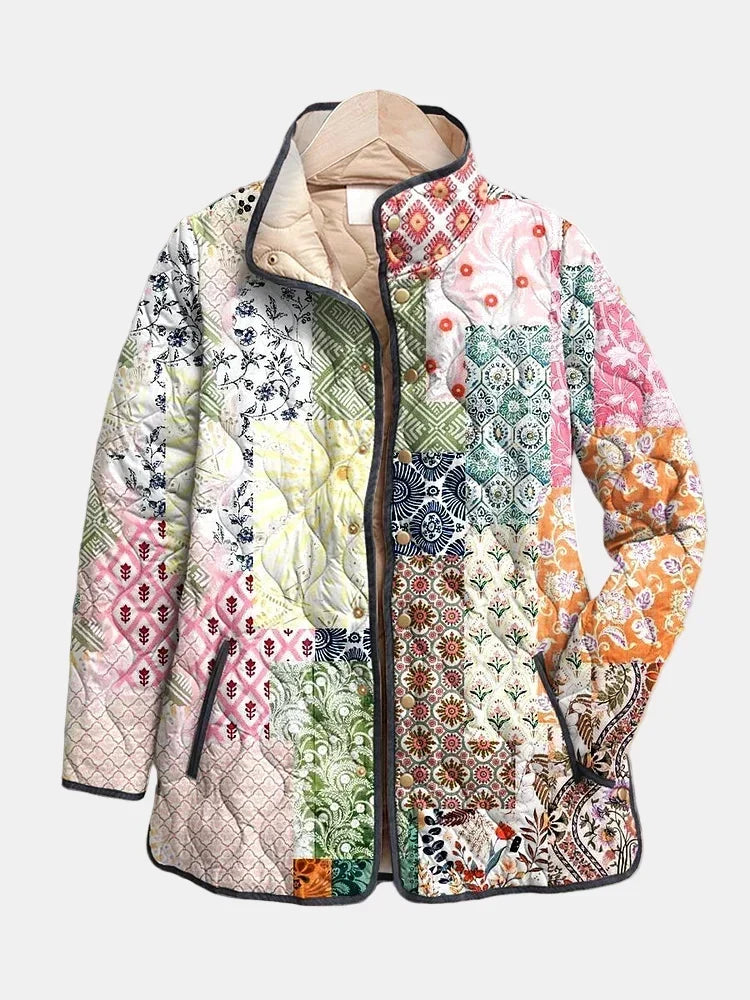 Hope – Patchwork Floral Quilted Jacket