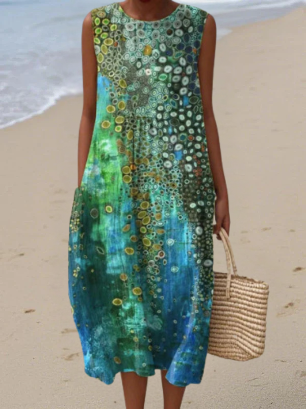 Elysse | Reef Midi Dress