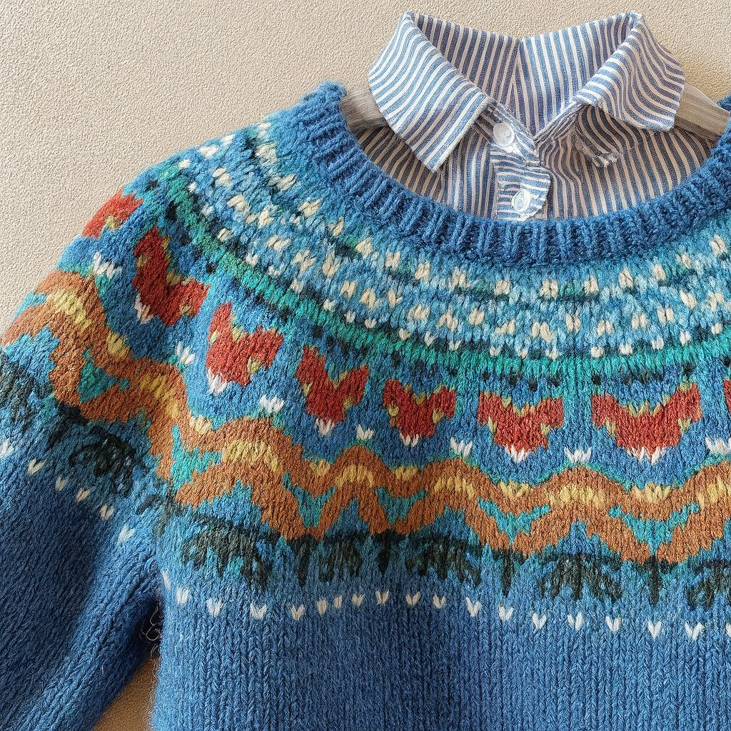Geraldine – Fair Isle Knit Sweater