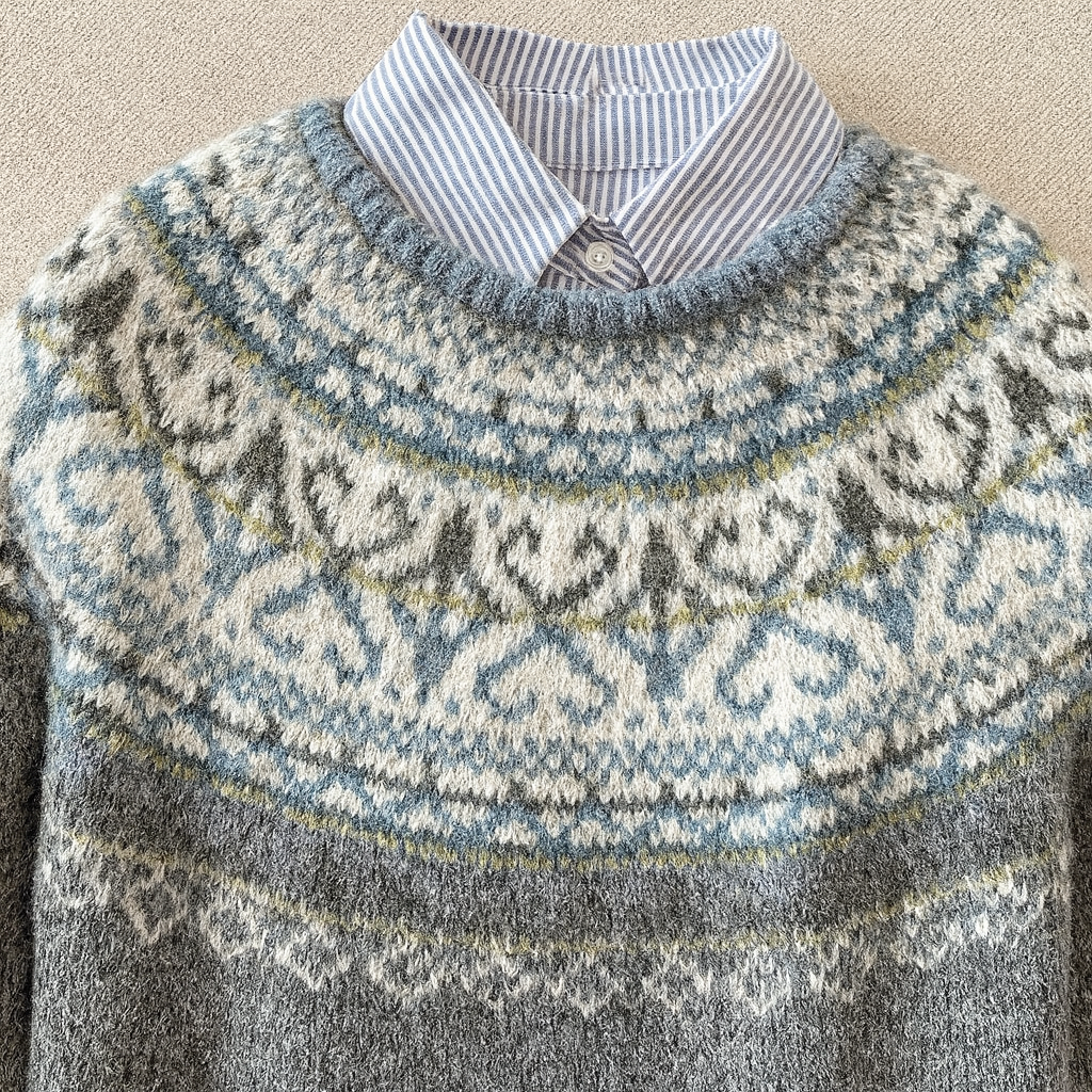Alma – Fair Isle Knit Sweater