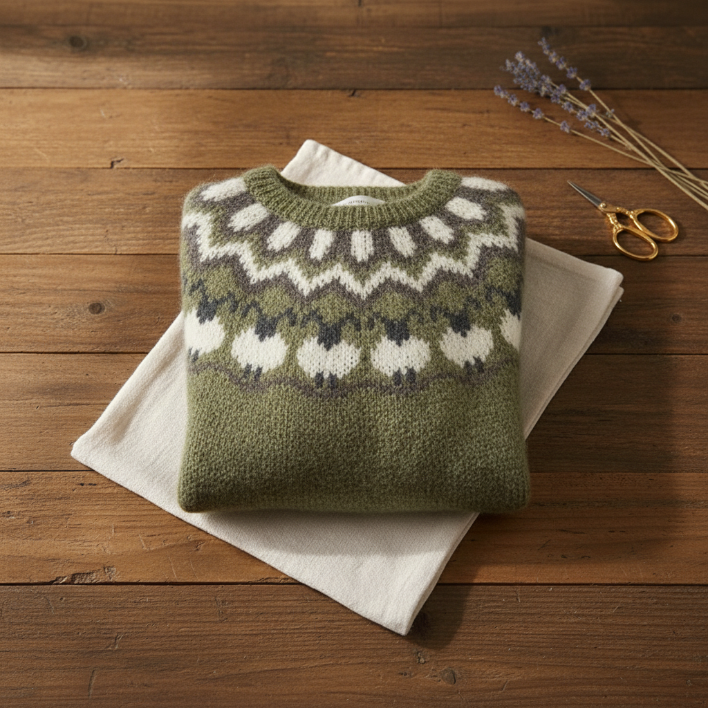 Paulette – Fair Isle Knit Sweater