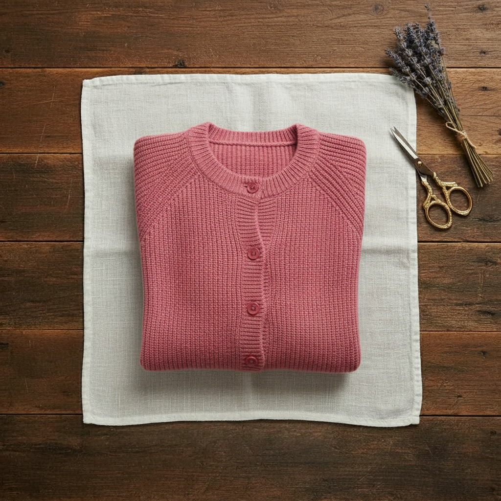Mabel – Ribbed Knit Button-Front Cardigan