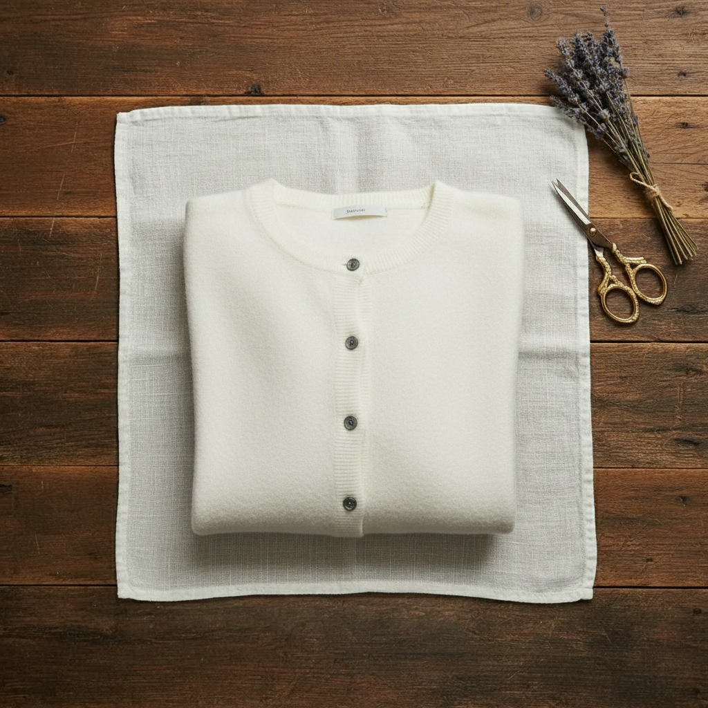 Nellie – Crew Neck Button-Front Knit Cardigan