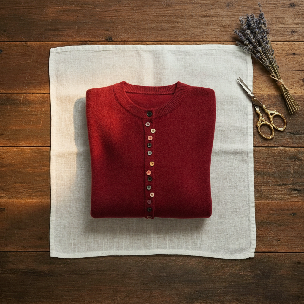 Vernice – Knit Cardigan with Multicolor Buttons