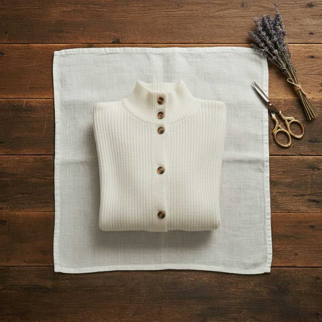Cherie – Ribbed Button-Up Knit Cardigan