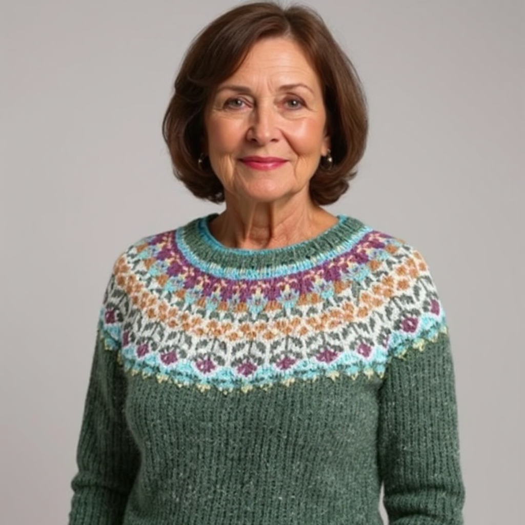 Mamie – Fair Isle Knit Sweater