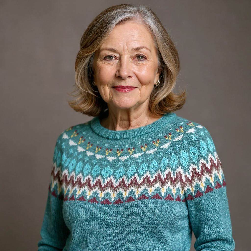 Sheila – Fair Isle Knit Sweater