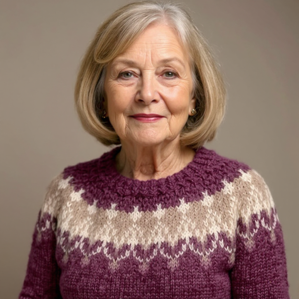 Selma – Nordic Fairisle Knit Sweater