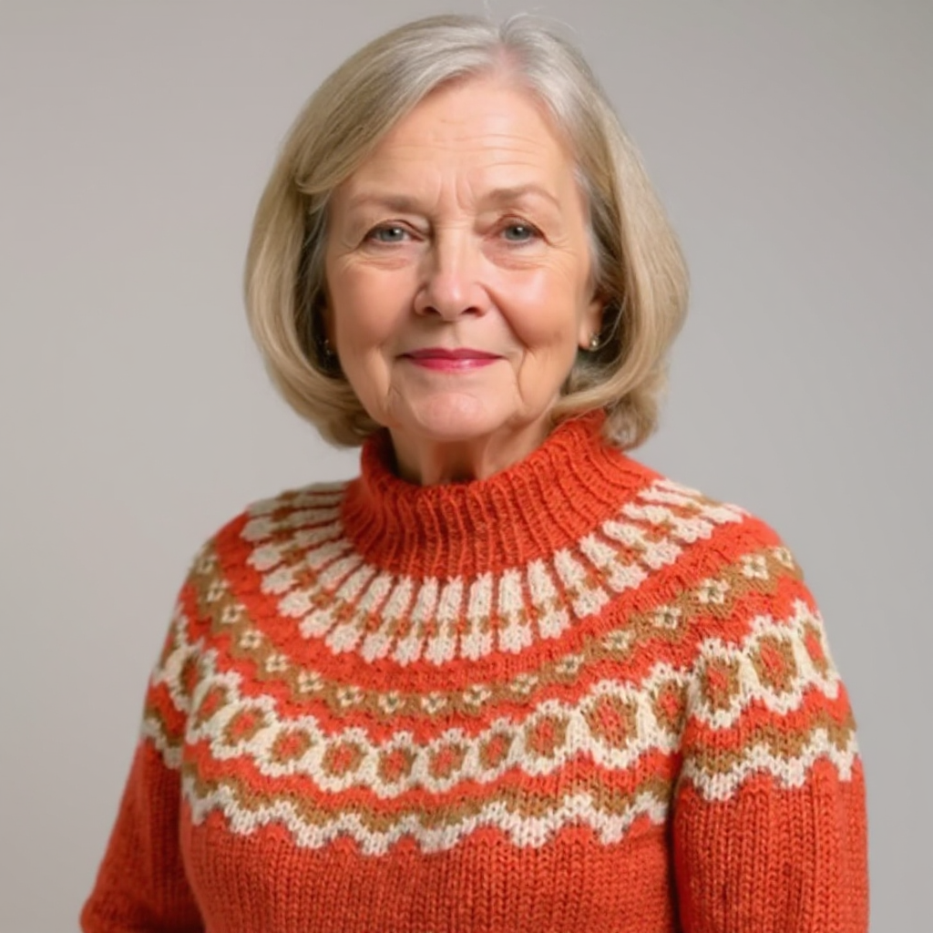 Millicent – Fair Isle Knit Sweater
