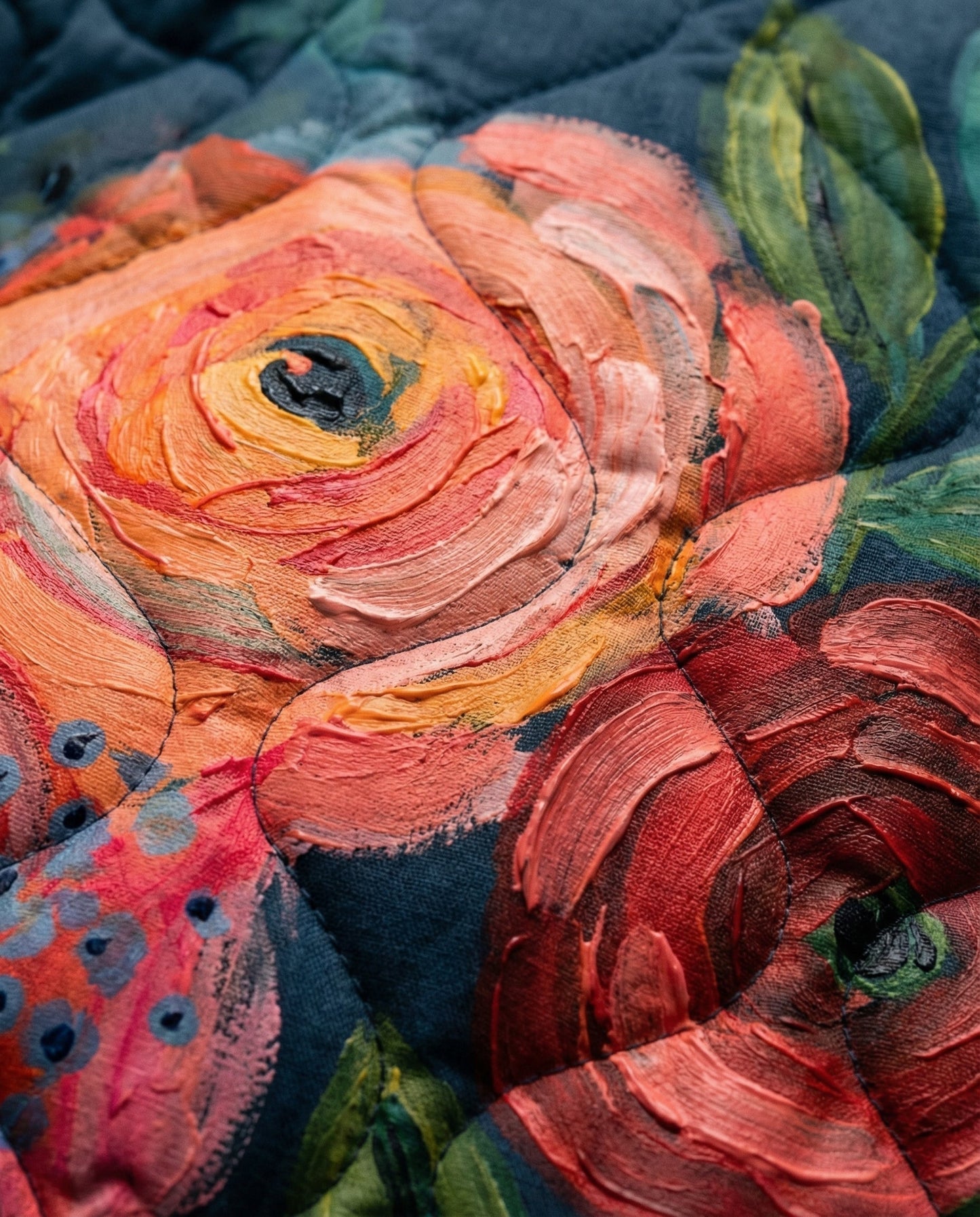 Jeanne – Vintage Floral Print Quilted Jacket