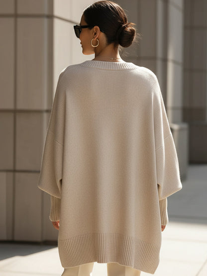 Paisley | Oversized Poncho Sweater