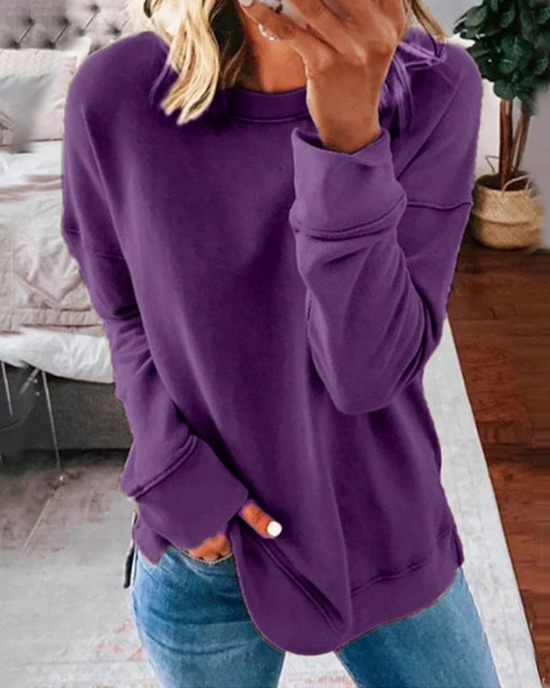 Tammy – Relaxed Everyday Crew Neck Sweatshirt