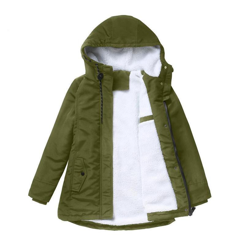 Priscilla – Hooded Parka Coat with Fleece Lining