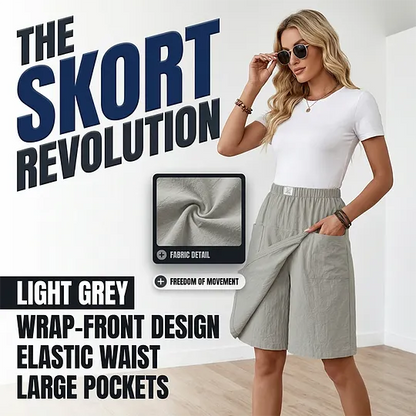 Nadine – Relaxed Wide-Leg Casual Shorts