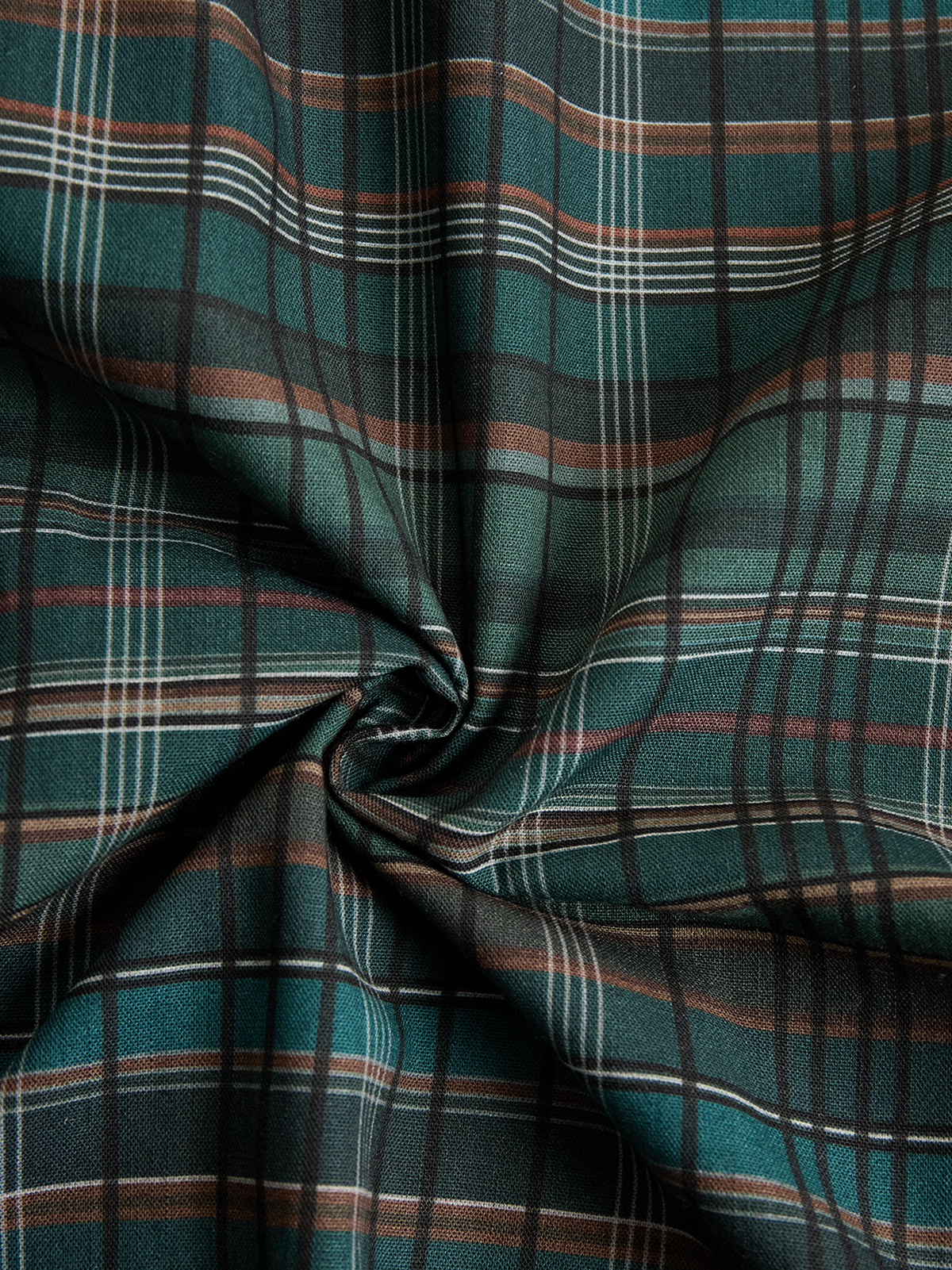 Marie – Plaid Button-Down Maxi Dress