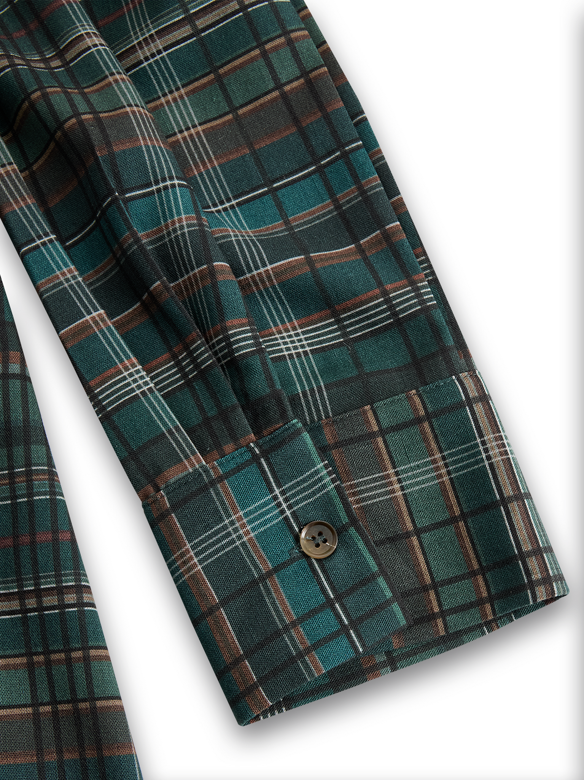 Marie – Plaid Button-Down Maxi Dress