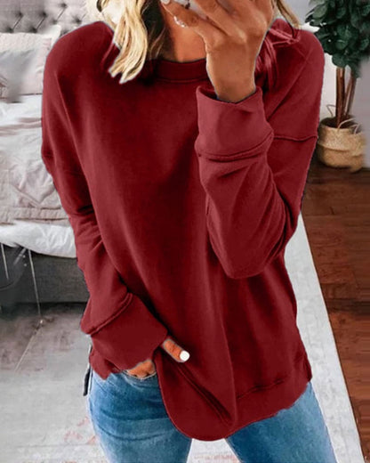 Tammy – Relaxed Everyday Crew Neck Sweatshirt