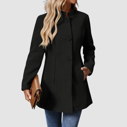 Lindsey – Tailored Stand Collar Elegant Jacket