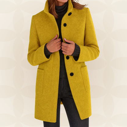 Margaret – Tailored Stand-Collar Coat