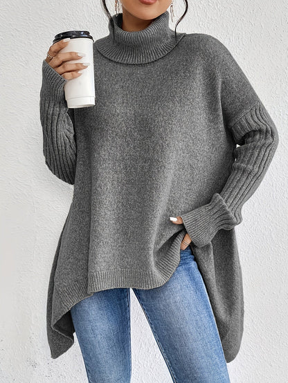 Viola – Turtleneck Oversized Knit Sweater