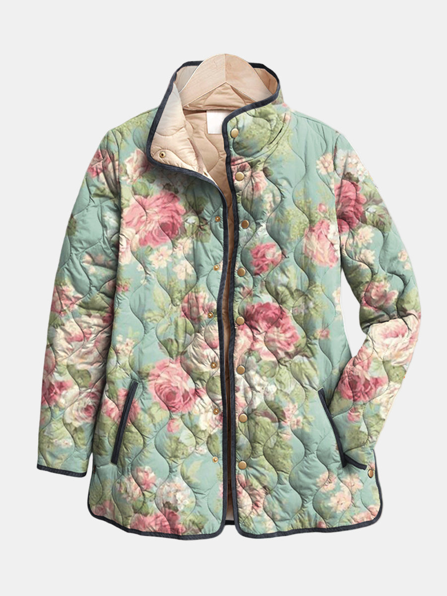 Yolanda – Floral Quilted Jacket
