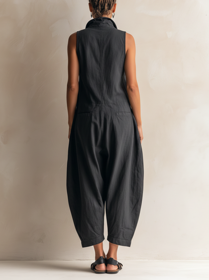 Mildred – Relaxed Cargo Jumpsuit