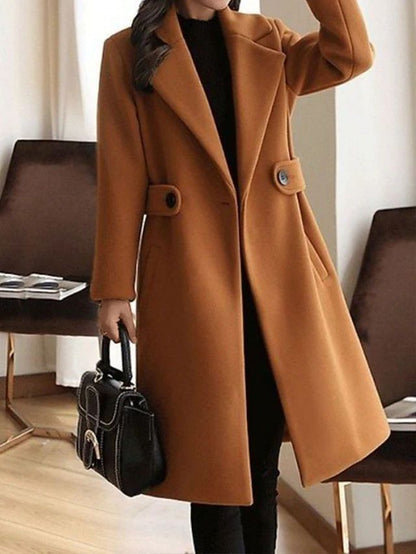 Idelle – Longline Tailored Lapel Coat