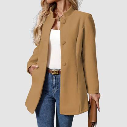 Lindsey – Tailored Stand Collar Elegant Jacket