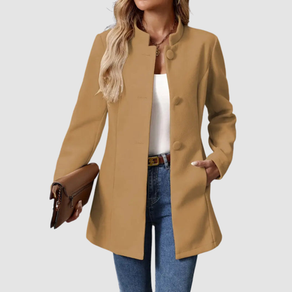 Lindsey – Tailored Stand Collar Elegant Jacket