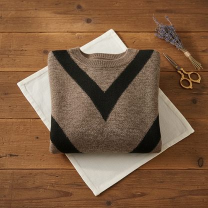 Ruth – Chevron Knit Sweater