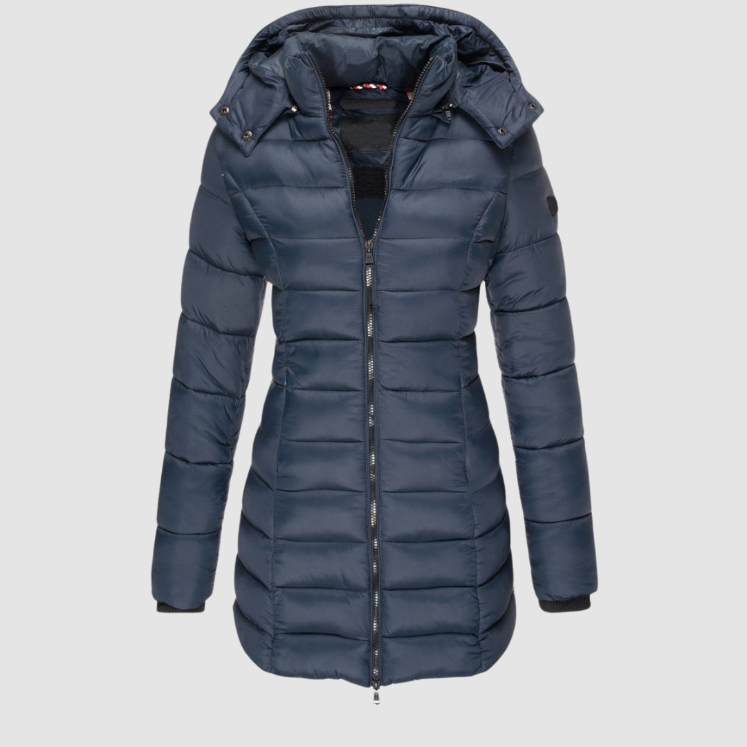 Patricia – Elegant Longline Puffer Coat