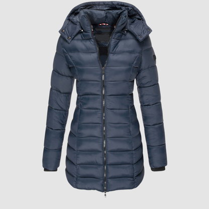 Patricia – Elegant Longline Puffer Coat