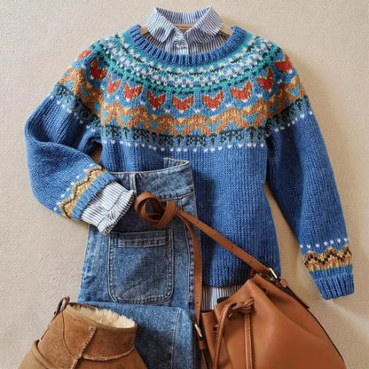 Geraldine – Fair Isle Knit Sweater