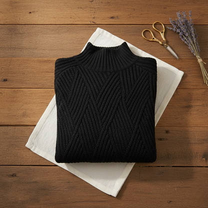 Jane – Chunky Knit Turtleneck Sweater