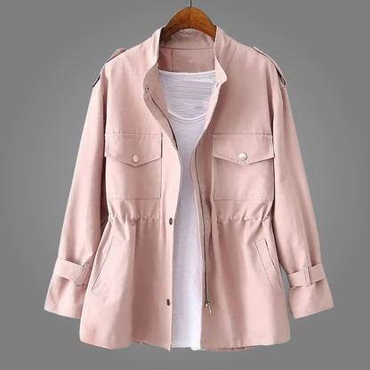 Wendy – Cinched Waist Utility Jacket