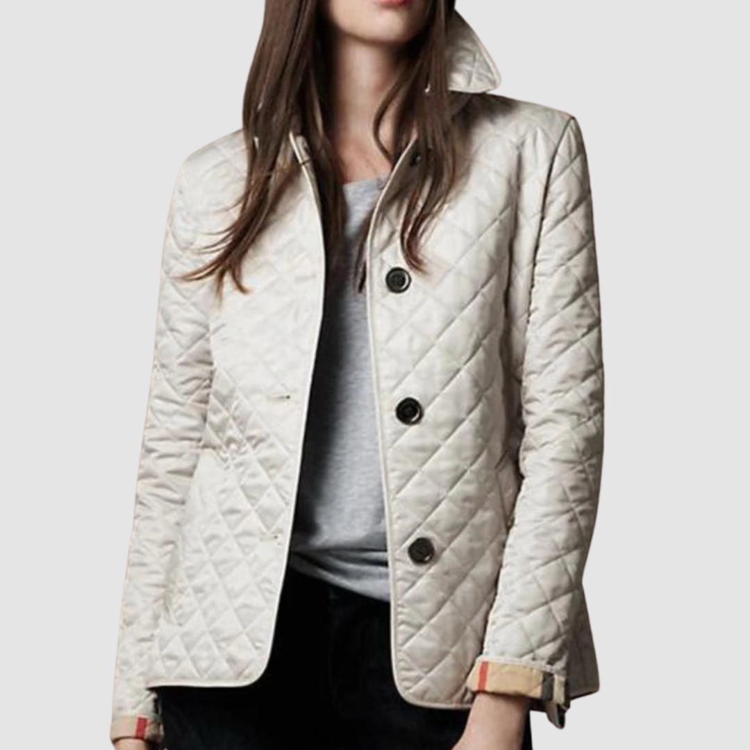 Stephanie – Quilted Button-Up Jacket