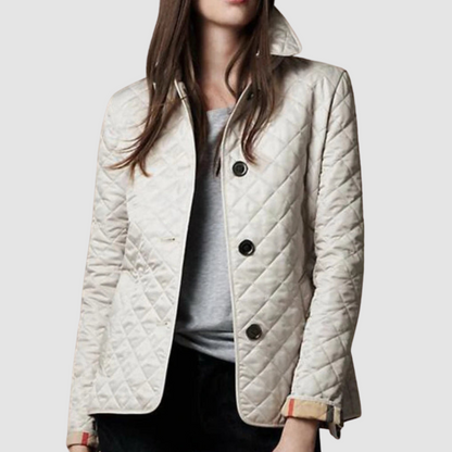 Stephanie – Quilted Button-Up Jacket