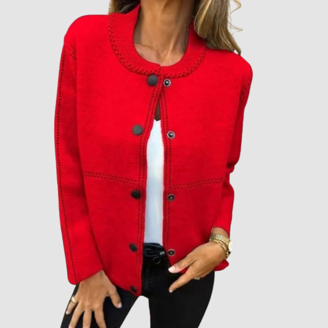 Betty – Button-Front Knit Cardigan