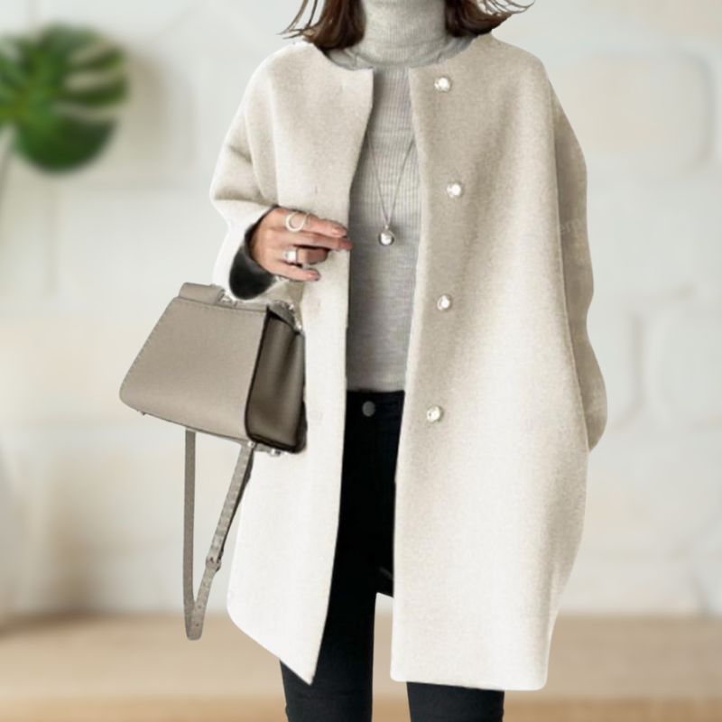 Shannon – Mid-Length Button-Front Coat