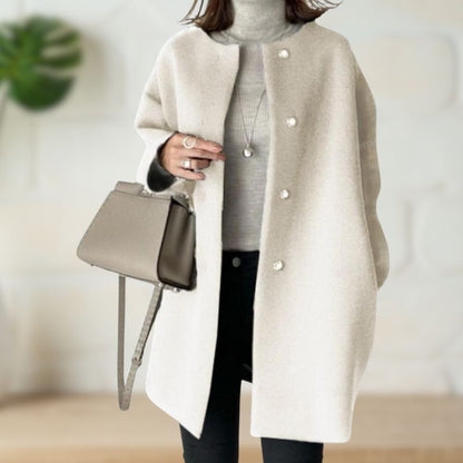 Shannon – Mid-Length Button-Front Coat