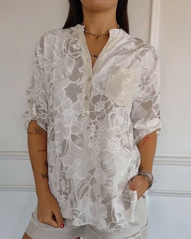 Camila | Elegant Blouse with Pocket