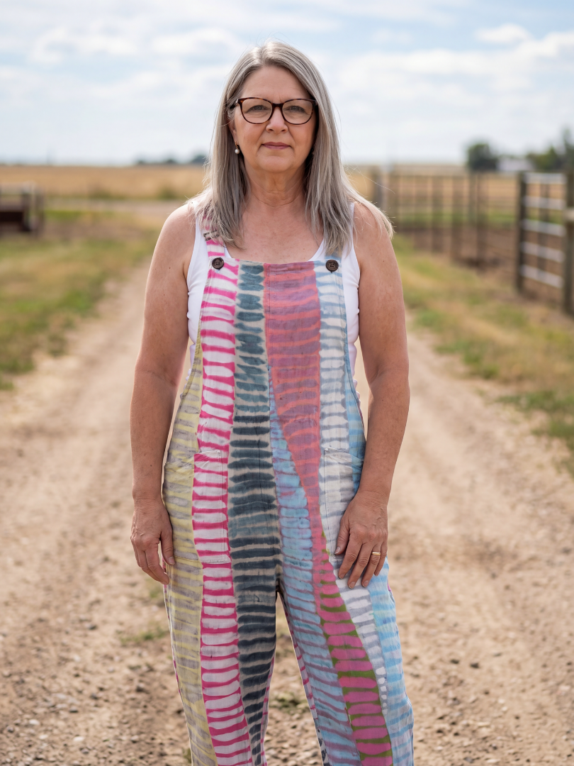 Cady | Striped Overalls