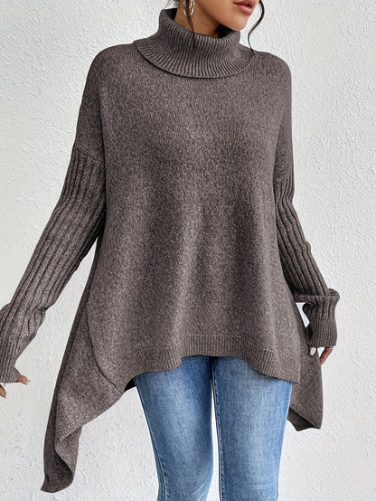 Viola – Turtleneck Oversized Knit Sweater