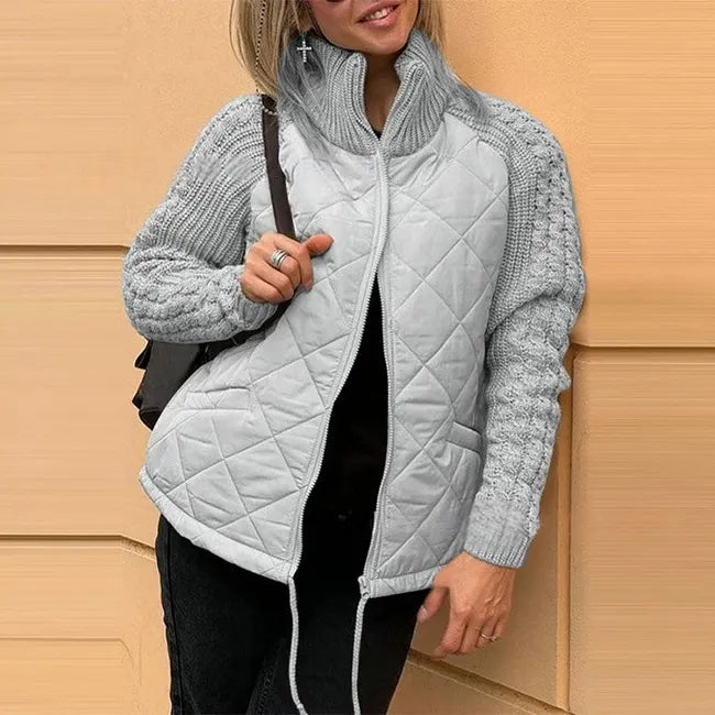 Pearline – Quilted Knit Sleeve Jacket
