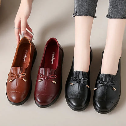 Thelma – Bow Detail Comfort Loafers