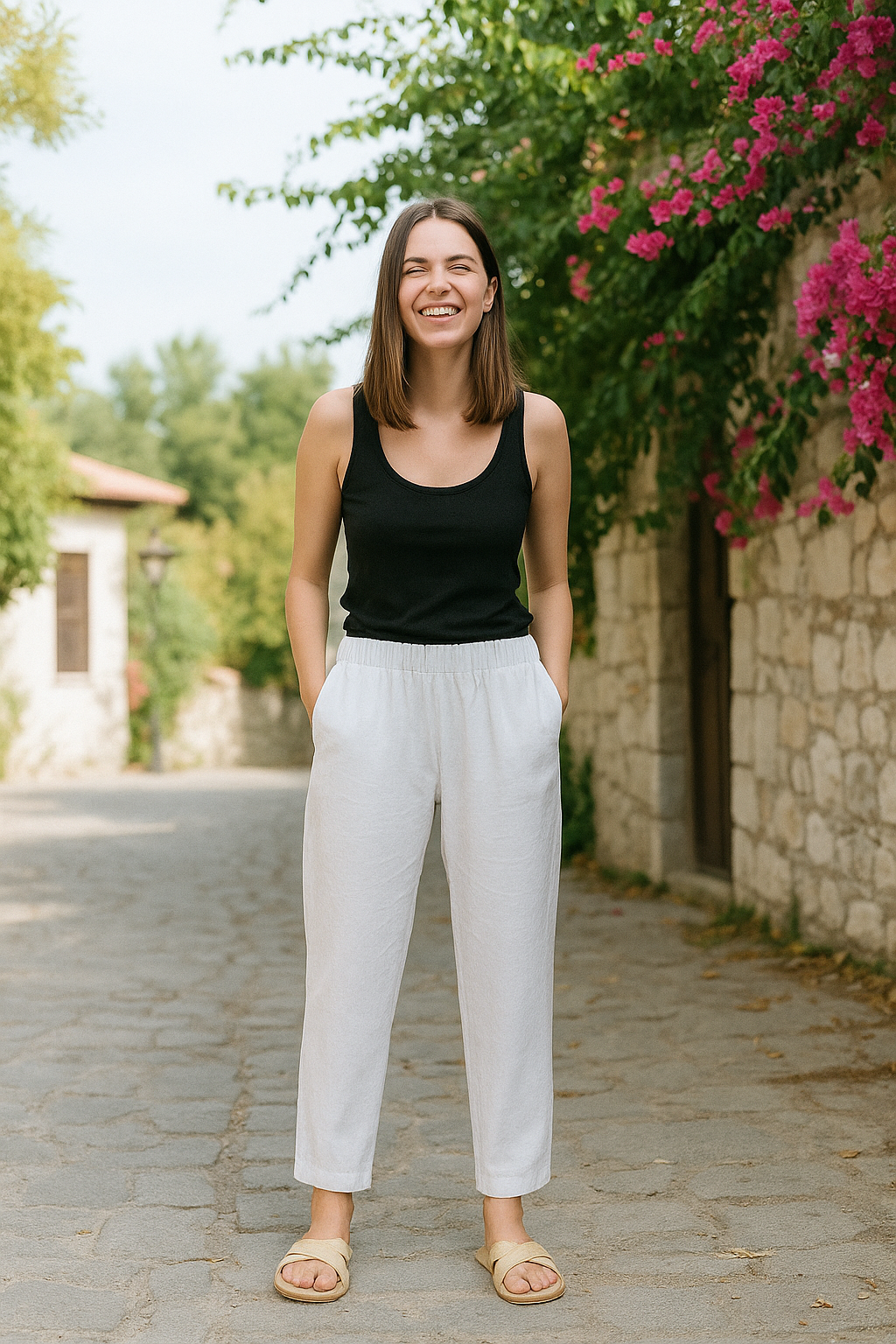 Ola – Relaxed Straight-Leg Everyday Pants